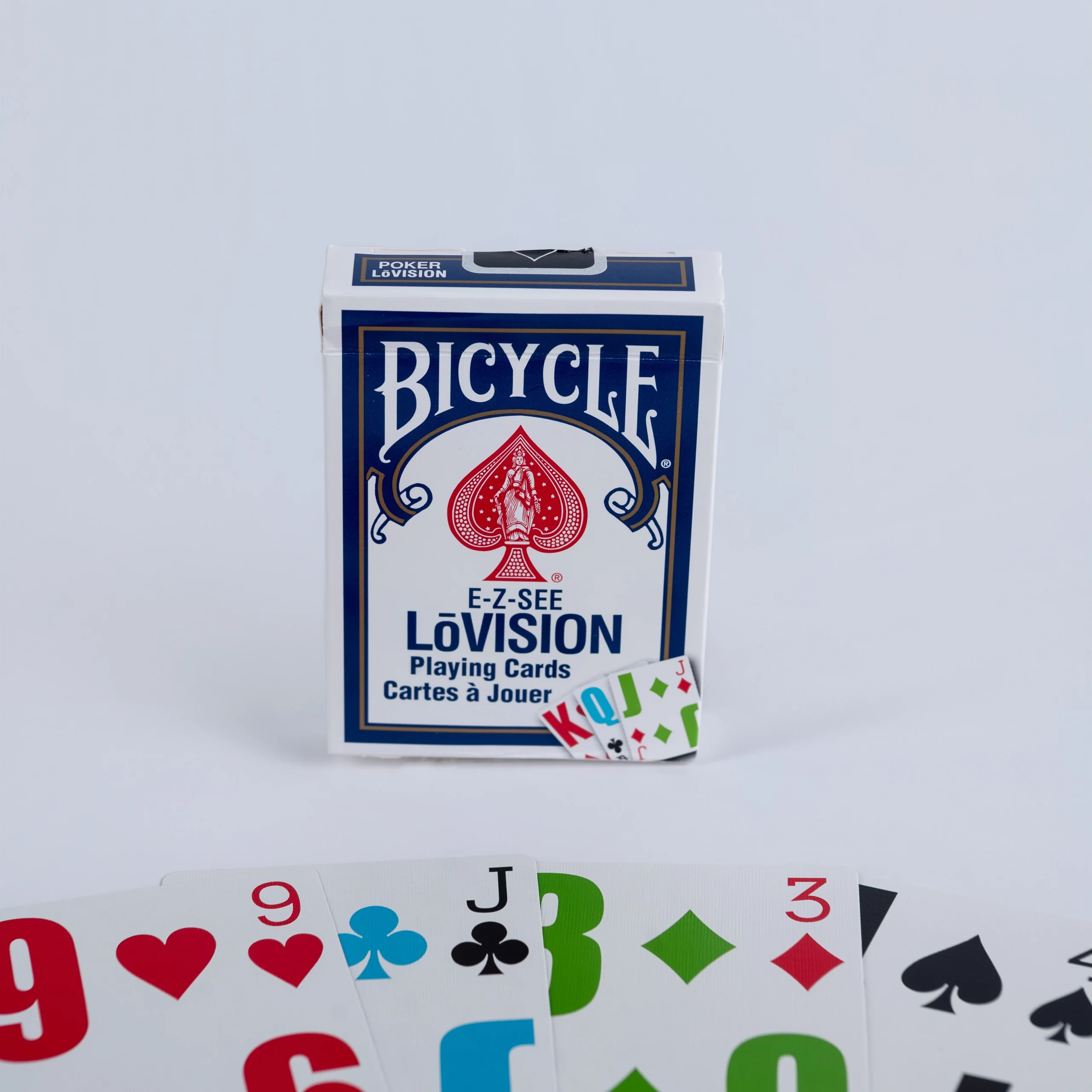 EZ-See Bicycle Low Vision Playing Cards